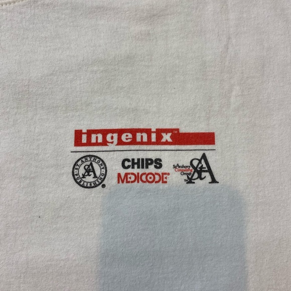 Vintage White Tech Shirt “It’s A Coders’ World”  Software - Picture 5 of 8